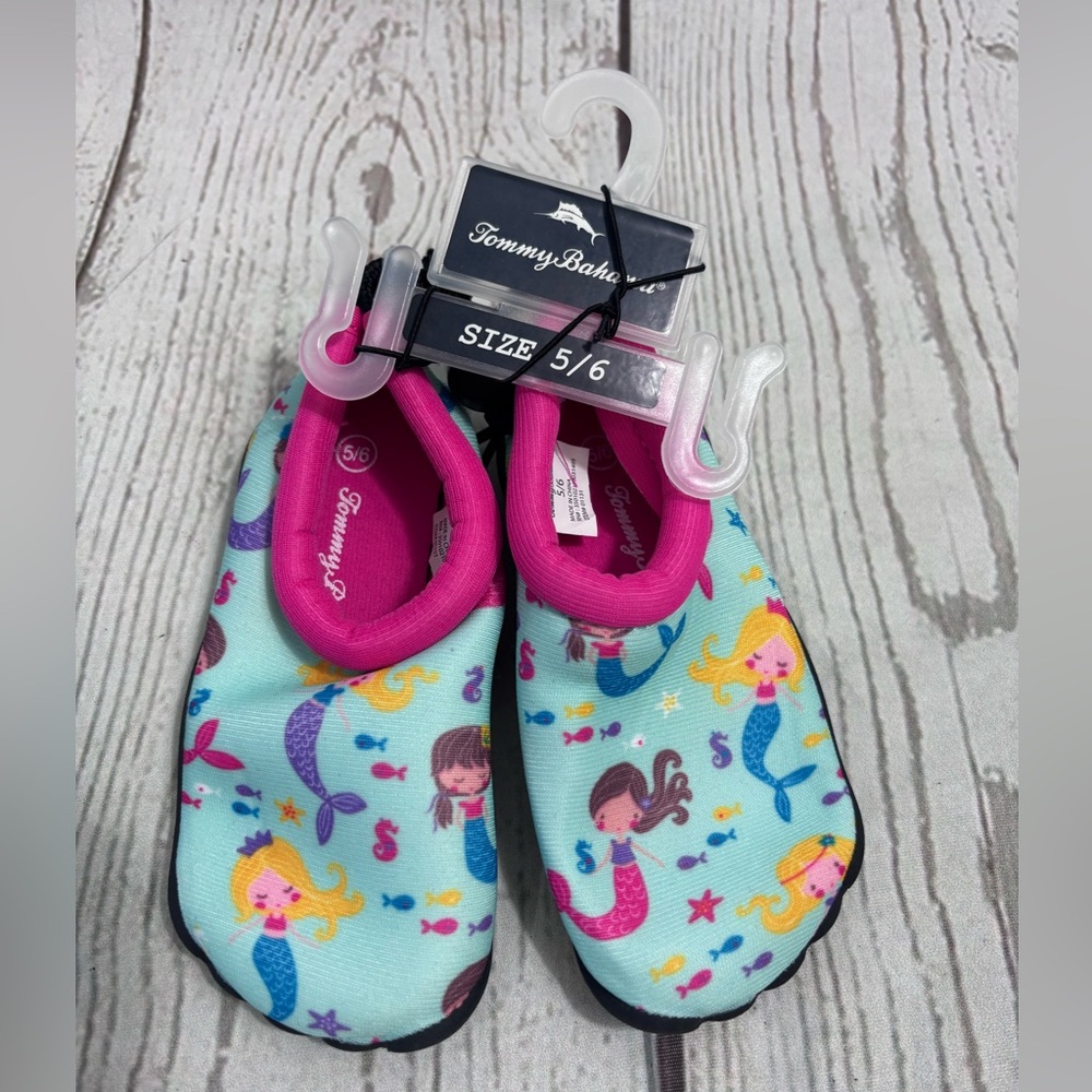 New Tommy Bahama Water Shoes Size 5/6 Toddler Mermaid Toddler Girls